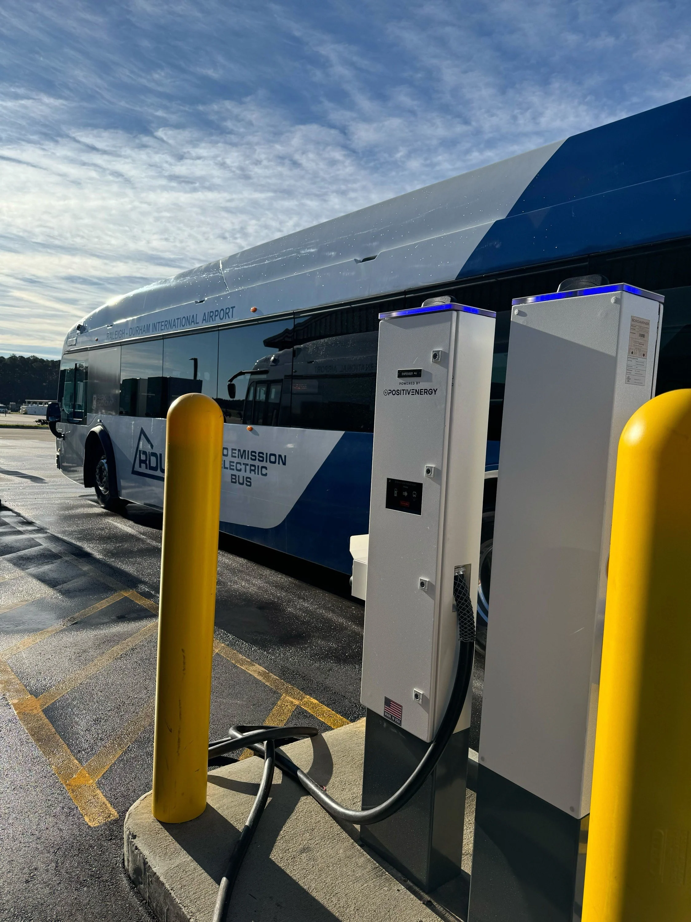 Airport DC fast charging